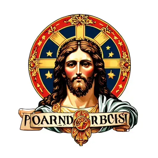 Poland And Christ Statue
