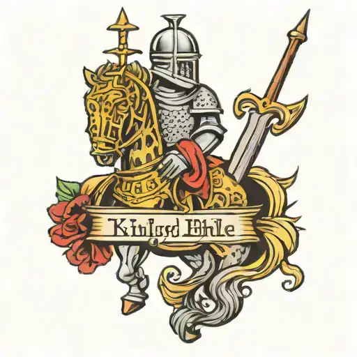 Knight And Bible Scripture