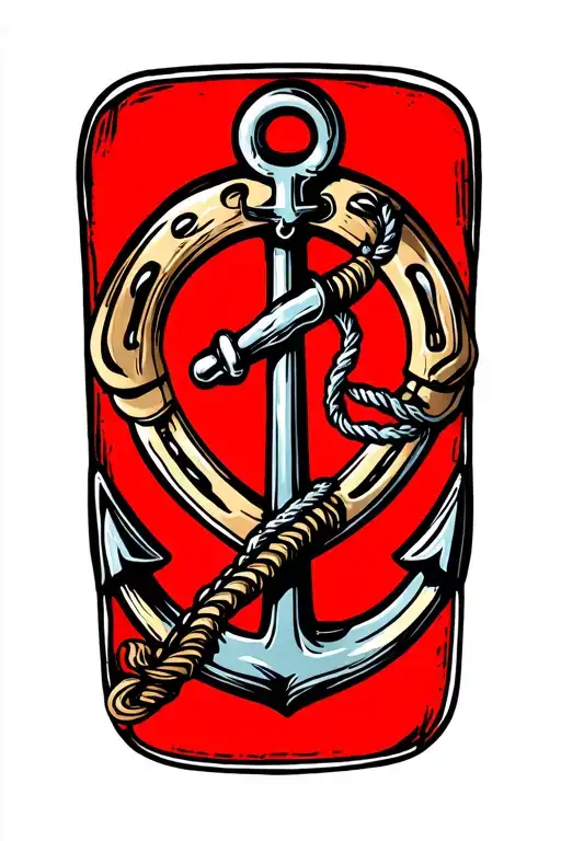 Anchor Friendship Horse Shoe