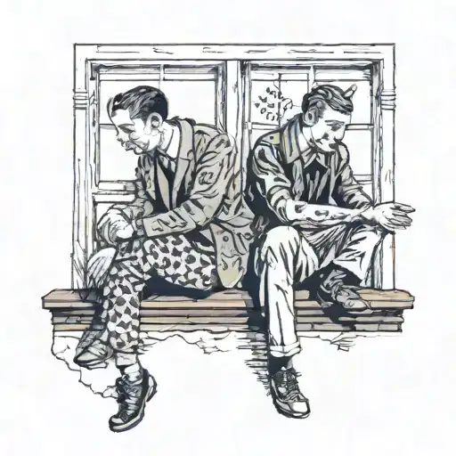 Two Guys On The Windowsill