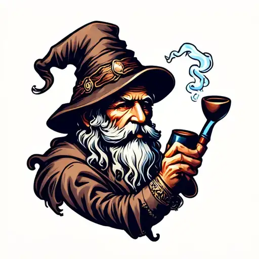 Wizard Smoking Pipe
