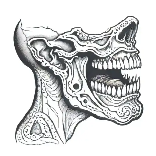 Mans Jaw Ripped Open From Top And Bottom Jaw
