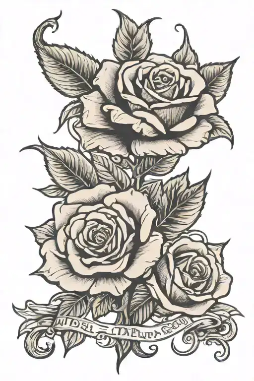 Vesey Money And Roses Intertwined