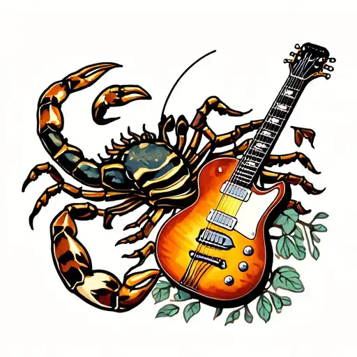 Guitar And Scorpion