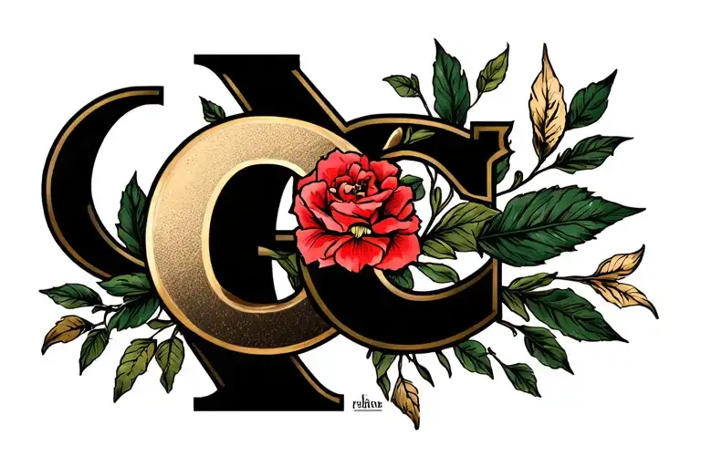 Letter G And Letter C