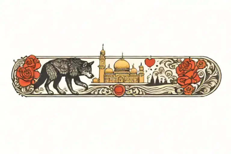 Wolf And Mosque
