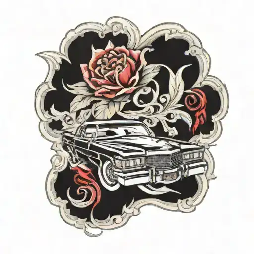 A 1982 Cadillac Coupe Deville