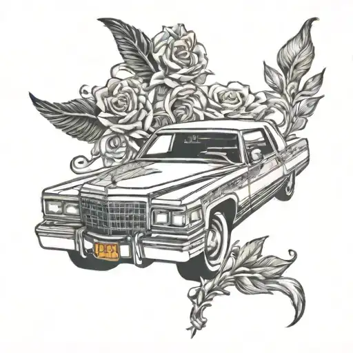 A 1982 Cadillac Coupe Deville