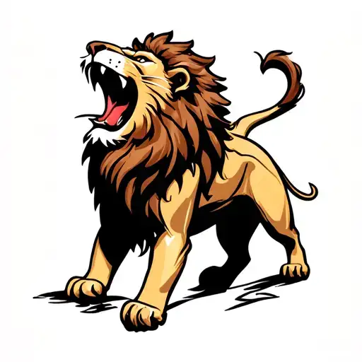 Lion Roaring