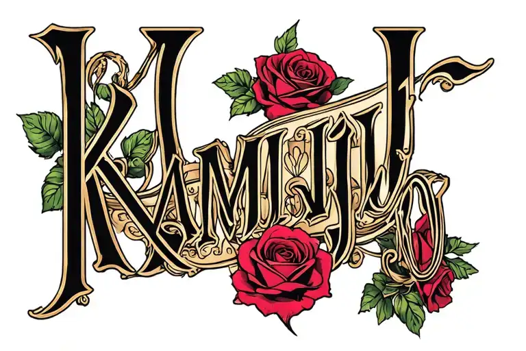 The Name Kamijo With Versailles And Rose