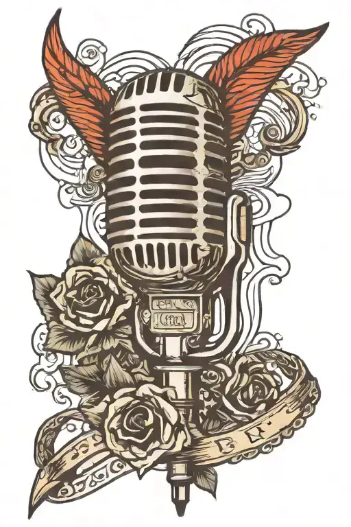 Shure Microphone Wrapped