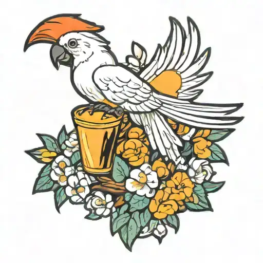 Cockatoo Drinking Vb