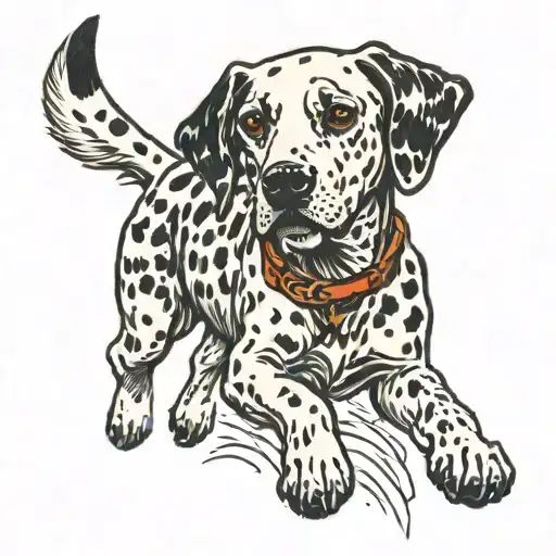 Dalmatian Running