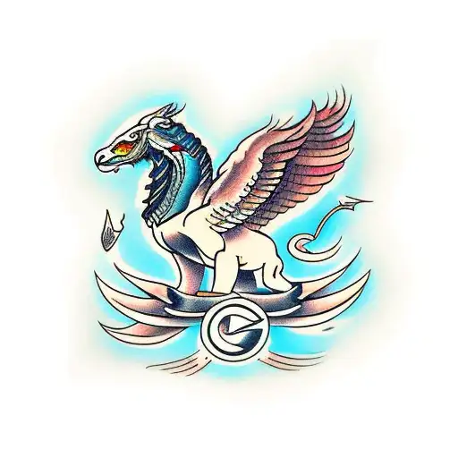 Griffin With Capricorn