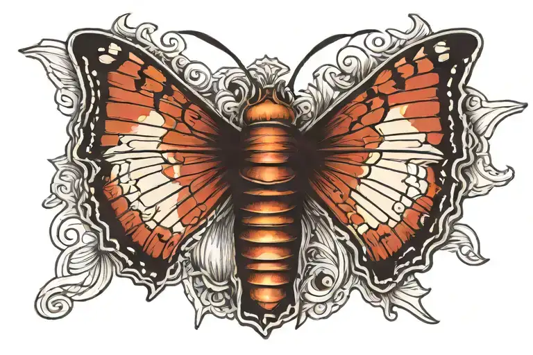 Realistic Butterfly Emerging