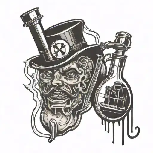 Plauge Doctor And Blood Bag