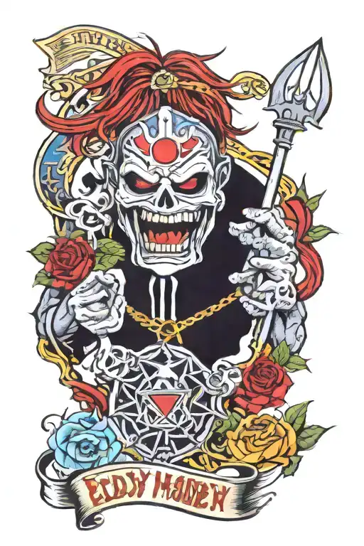 Eddy From Iron Maiden In The Book Of Gouls Form