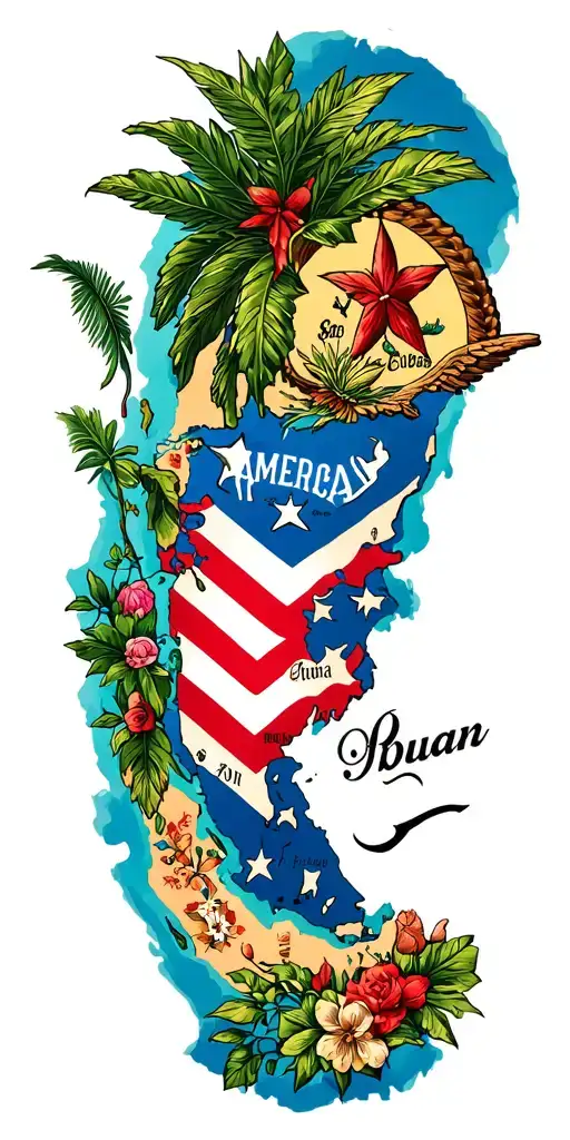 Cuba Map Highlighted