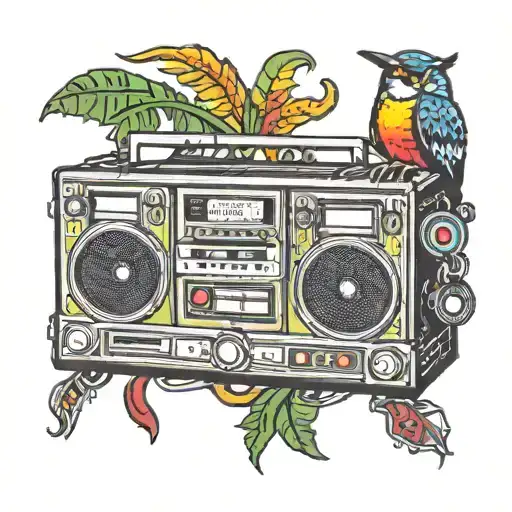 Boombox Reggae Color Scheme