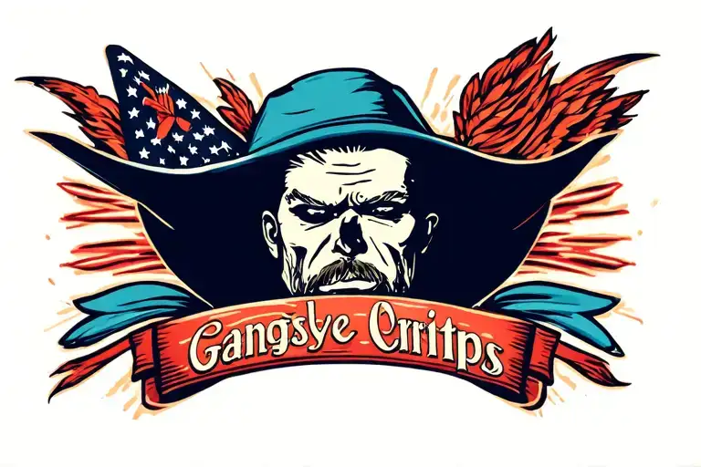 Gangstyle Tattoo Crips