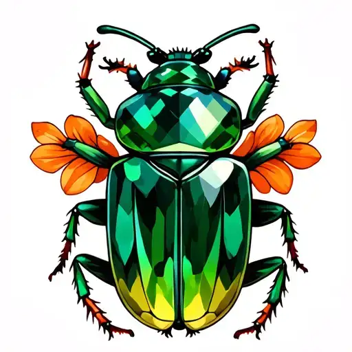 Emerald Jewel Beetle