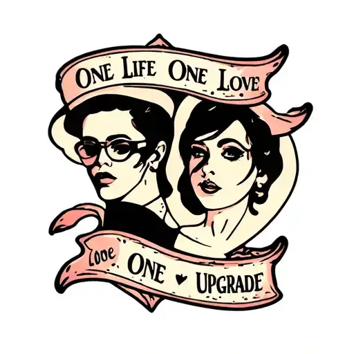 Pair Tatto One Life One Love Upgrade