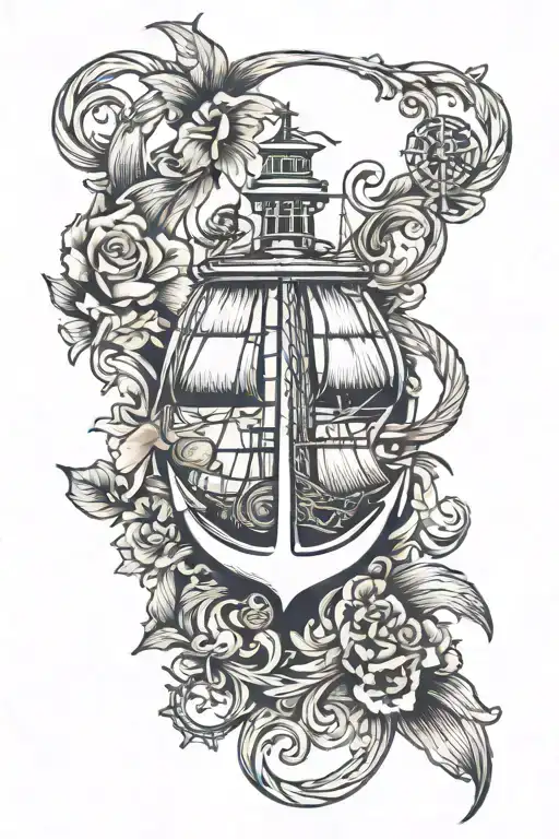 Nautical Theme Arm Sleeve