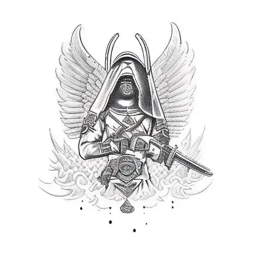 Warrior Angel With Sword