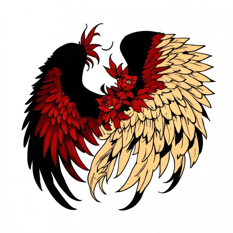 Creepy Vines Wrapped Wings