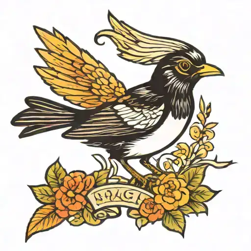 Small Size Old School Magpie