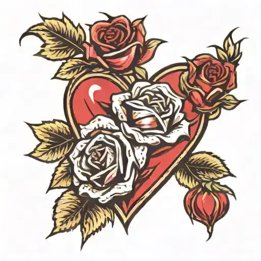 Jack Of All Trades Hearts With Roses