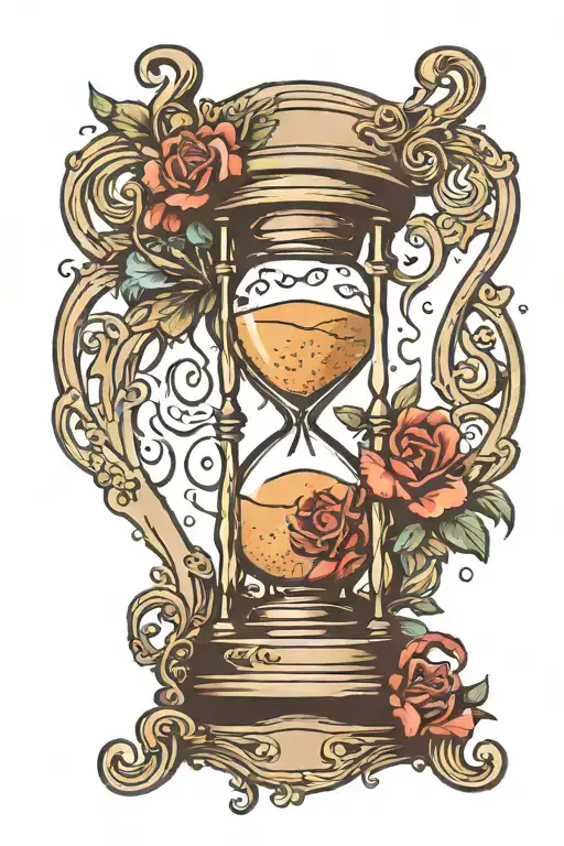 Hour Glass With Sand