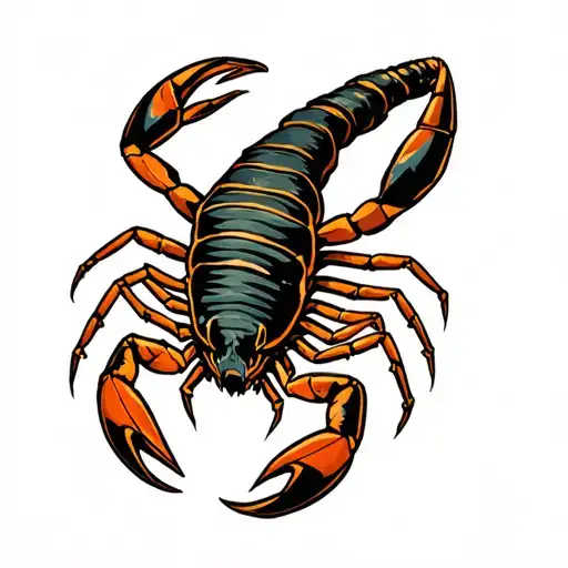 Scorpion With Jack Olatern For A Head