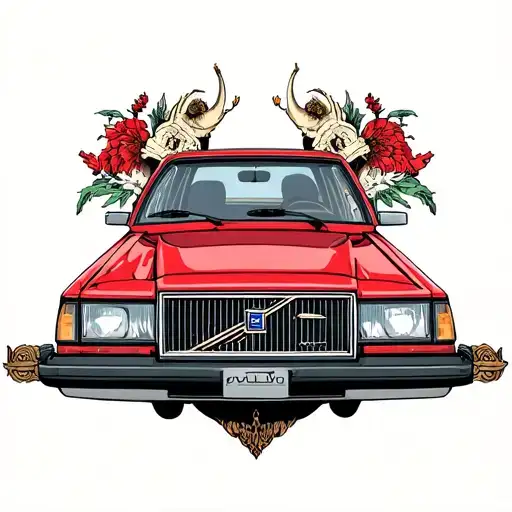 Volvo 940 Combined With Viking Culture