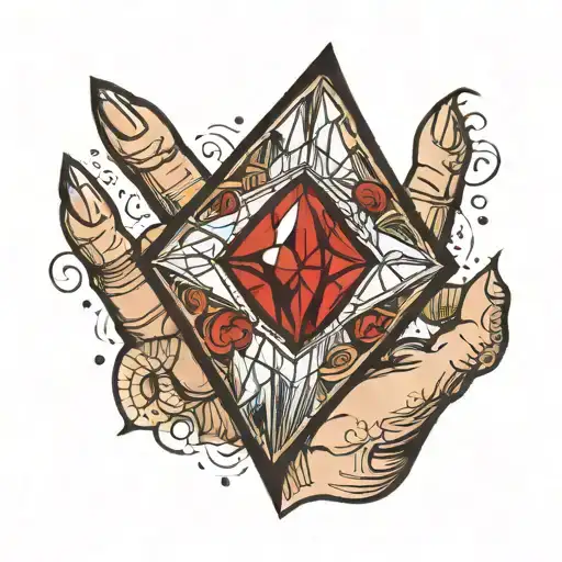 Hand With Diamond