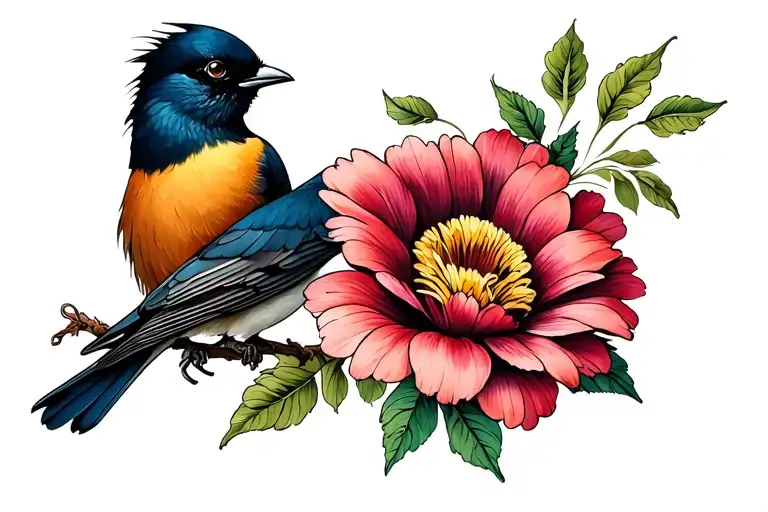 Balmonella Flower With Dead Birds