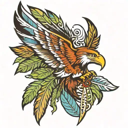 Eagle Feather With Name Fasthorse