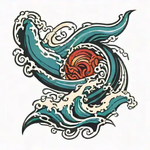 Swimming Water Waves