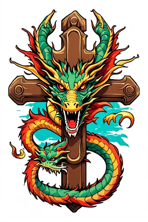 Dragon On The Cross