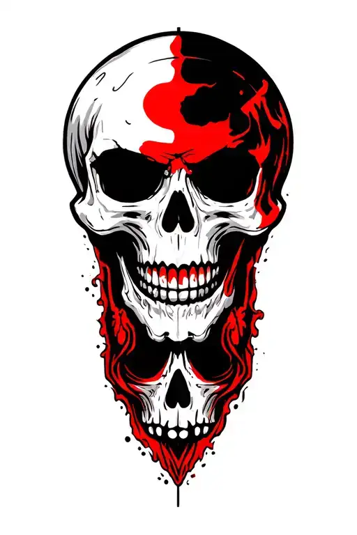 Jiu Jitsu Gi With Ipsc Target And Skull Head