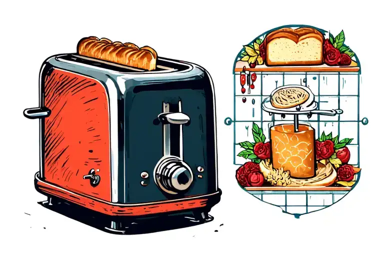 Toaster In Bath