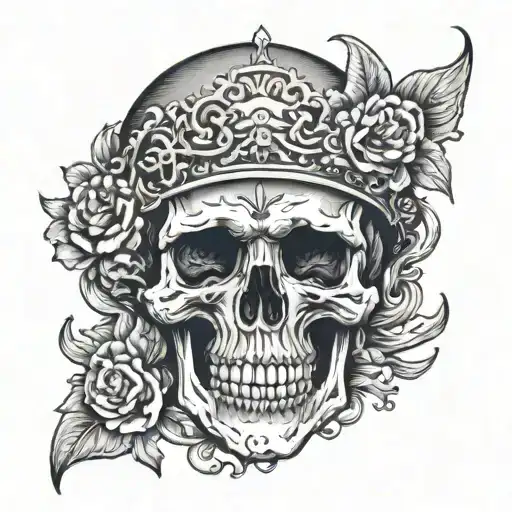 Megadeath Skull Wearing