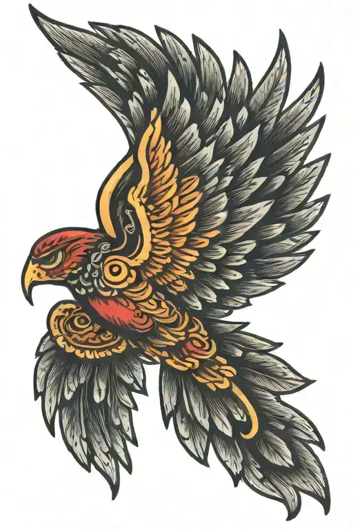 Wings Flying