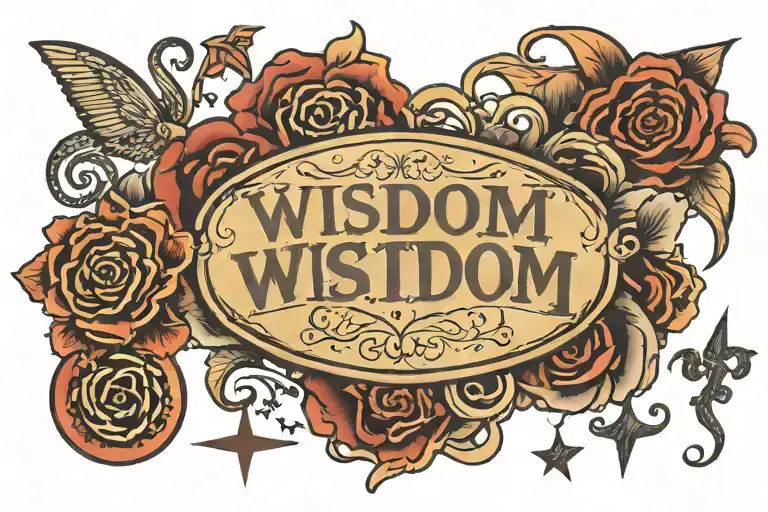 Wisdom Script Surrounded