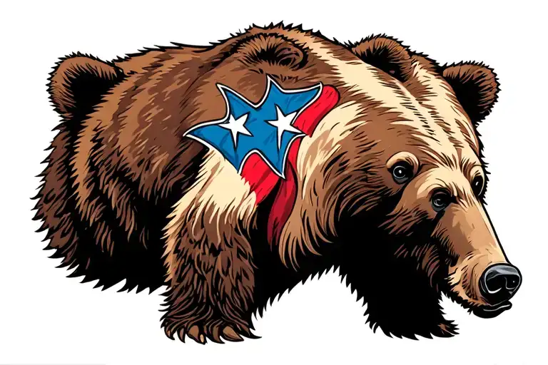 American Traditional Bear