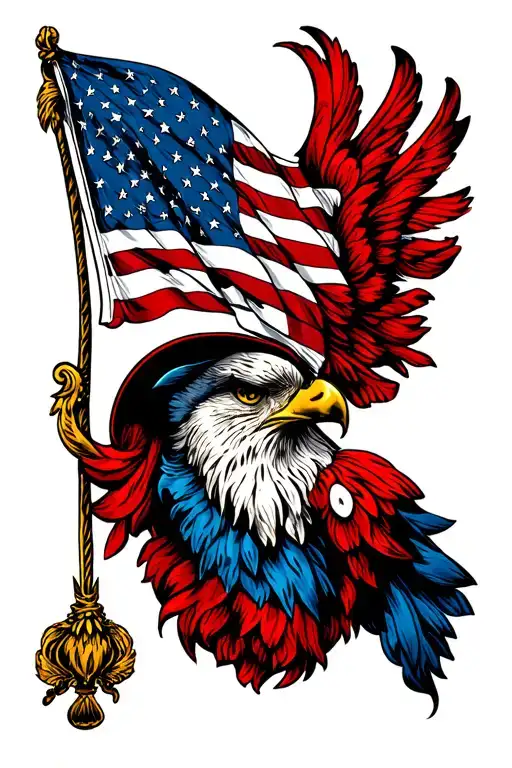 Patriotic American Flag
