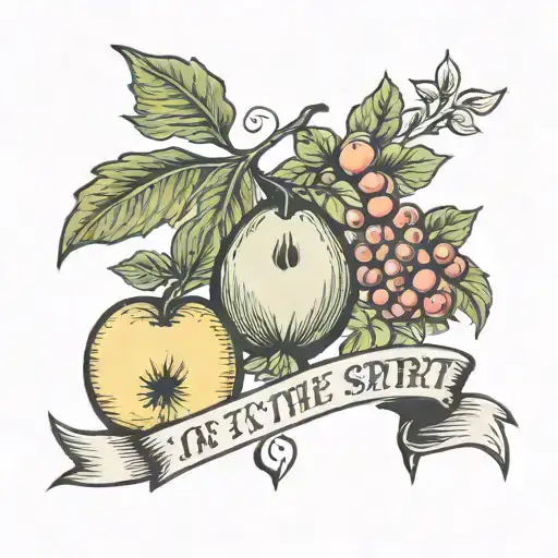 Fruits Of The Spirit With Words In The Fruit