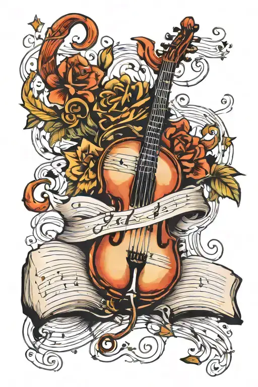 Music Notes And Books