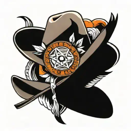 Cowboy Hat Surrounded