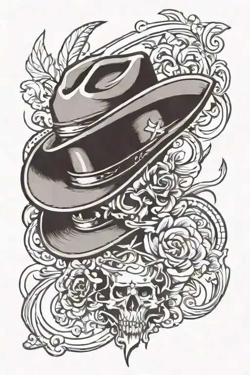 Cowboy Hat Surrounded